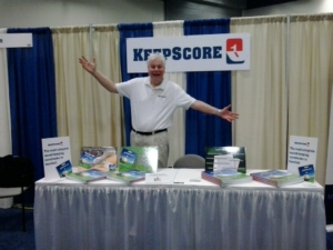 KeepScore MLB Trade Show Booth 4