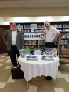 KeepScore was invited to attend a book signing session at the Carnegie Free Library in Beaver Falls, PA. Co-founders Thomas "TJ" Lane and Kevin Lane signed their books with their signature slogan: Swing for the fences...and always KeepScore!